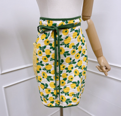 Tomato check mini apron / 토마토 체크 미니 앞치마