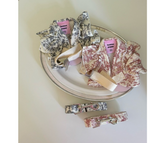 뜨왈드주이 하네스 + 리드줄 셋트 강아지옷