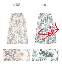 Toile pajama dress + Pants set / 잠옷 세트