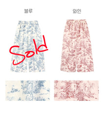 Toile pajama dress + Pants set / 잠옷 세트