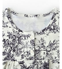 Toile pajama dress + Pants set / 잠옷 세트