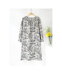 Toile pajama dress + Pants set / 잠옷 세트