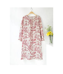 Toile pajama dress + Pants set / 잠옷 세트