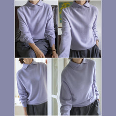 Cashmere collar sweater / 캐시미어 카라 스웨터