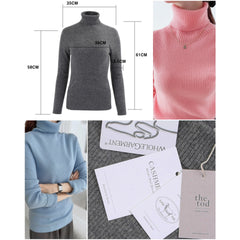Cashmere High Neck sweater / 캐시미어 터틀넥 스웨터