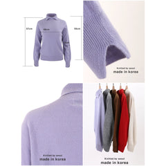 Cashmere collar sweater / 캐시미어 카라 스웨터