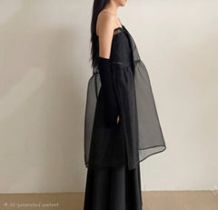 See-through skirt