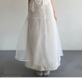 See-through skirt
