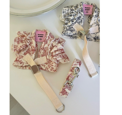 뜨왈드주이 하네스 + 리드줄 셋트 강아지옷