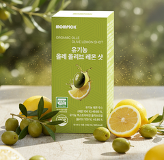 Mampick Olle shot Organic Olive Oil Lemon Juice Extra Virgin Olive Lemon Shot (2BOX) / 올리브 레몬 샷