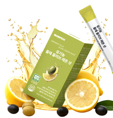 Mampick Olle shot Organic Olive Oil Lemon Juice Extra Virgin Olive Lemon Shot (2BOX) / 올리브 레몬 샷