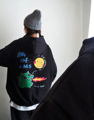 Awake Sweatshirts / 어웨이크 기모 맨투맨 공룡