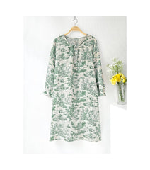 Toile pajama dress + Pants set / 잠옷 세트