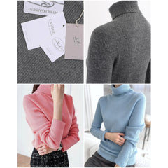 Cashmere High Neck sweater / 캐시미어 터틀넥 스웨터