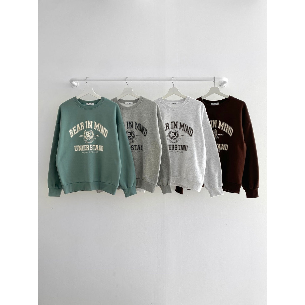 Bear In Mind Sweatshirt / 베어인마인드 기모 맨투맨